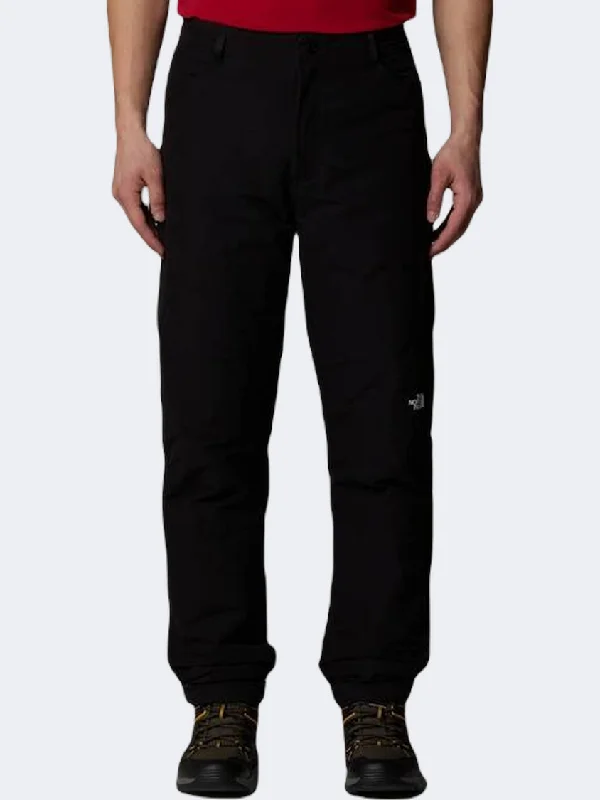 Men's pants for stocky builds-The North Face Winter Exploration Regular Tapered Men Lifestyle Pant Black