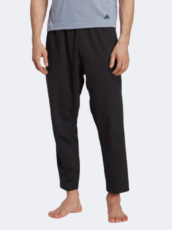 Men's pants with sport vibe-Adidas Yoga Base Men Training Pant Black/Carbon