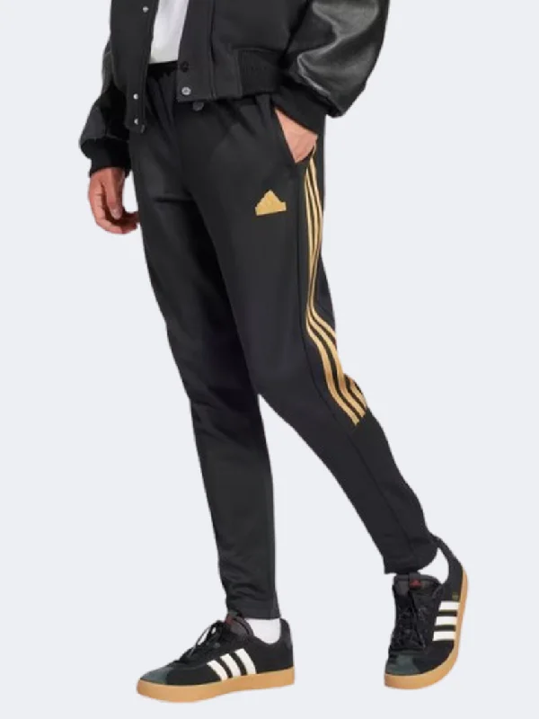 Men's pants with fine cotton-Adidas House Of Tiro Nations Men sportswear Pant Black/Team Victory