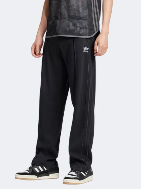 Men's pants for tall strides-Adidas Monogram 2 Men Originals Pant Black