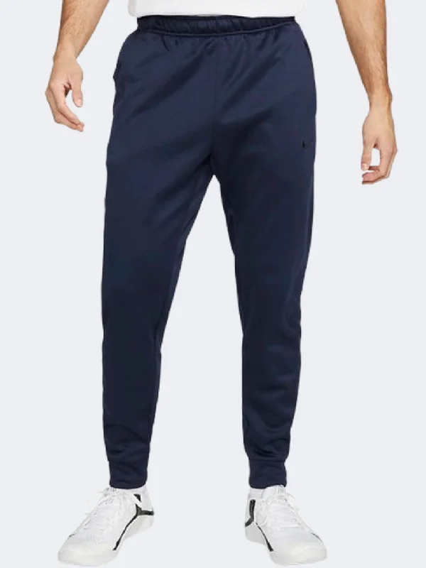 Men's pants with vivid cut-Nike Therma Men Training Pant Obsidian/Black