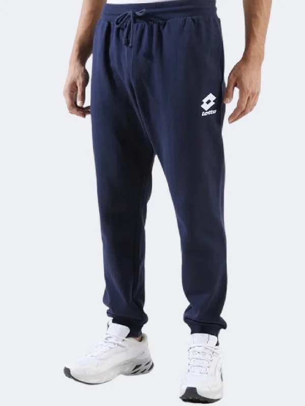 Men's pants with warm lining-Lotto Smart Og Men Lifestyle Pant Navy Blue