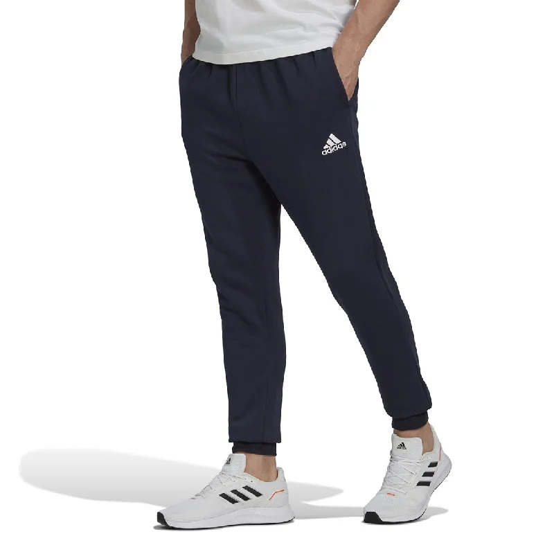 Men's pants with warm lining-adidas Essentials Fleece Regular Tapered Pants - Men