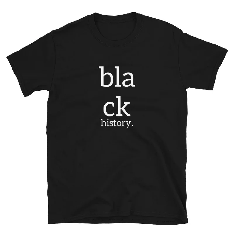 affordable summer short sleeve shirts for men -Black History T-Shirt