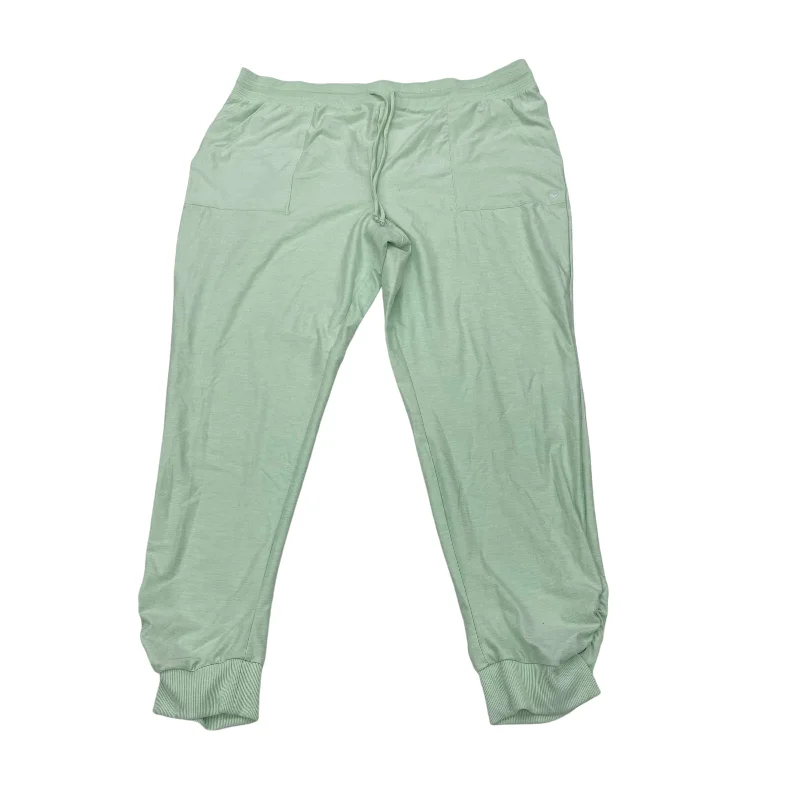 Men's pants for active vibes-GREEN PANTS LOUNGE by CLOTHES MENTOR Size:XL