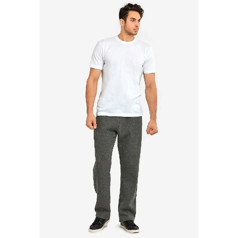 Men's sharp trench jackets-Men's Long Fleece Sweat Pants