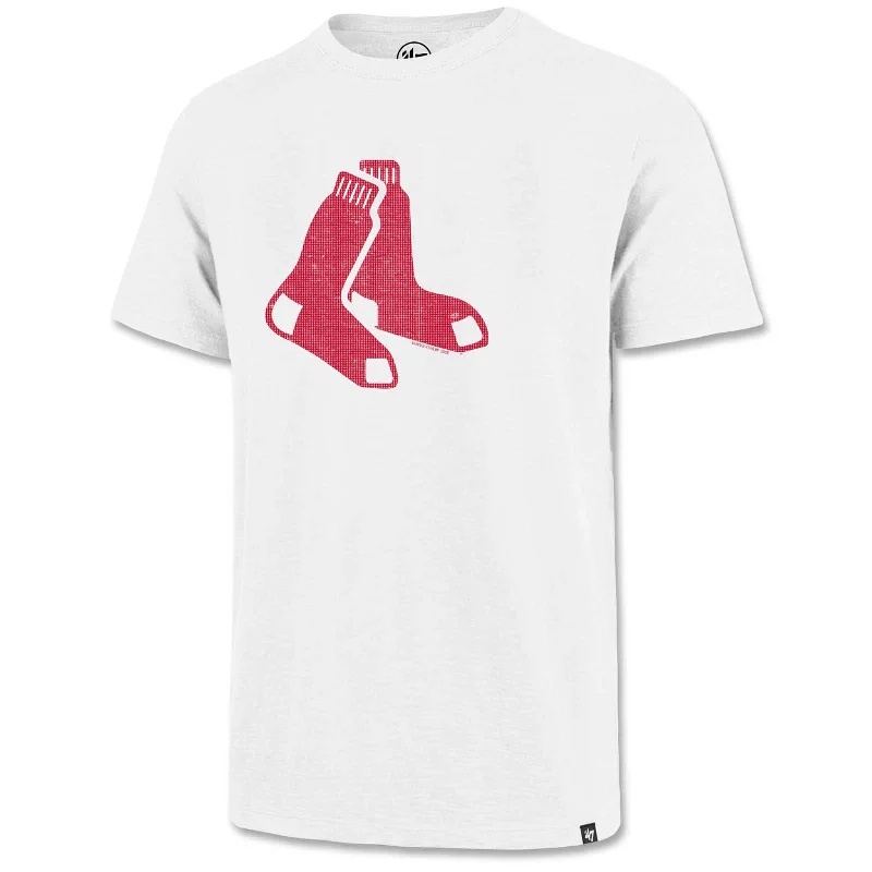 stylish short sleeve t-shirts for casual evenings -47 2 Sox Scrum T-Shirt - White Wash