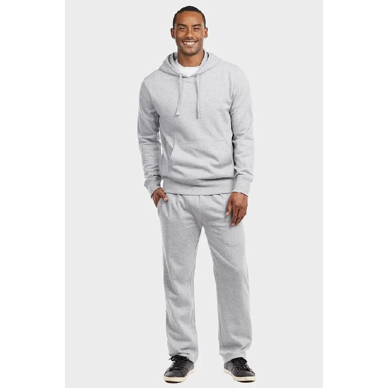 Men's urban bomber jackets-Men's Long Fleece Lightweight Sweat Pants