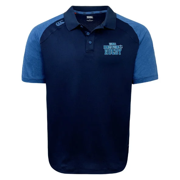 men’s casual short sleeve tees -King's Point Rugby Elite Polo by Canterbury