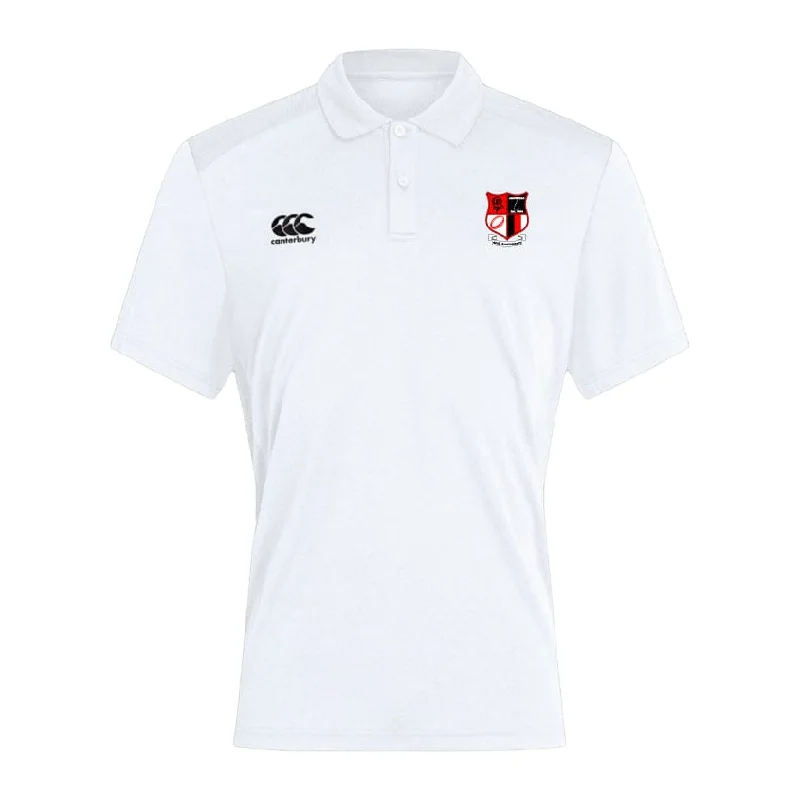 cool short sleeve polo shirts for men -Amoskeag Rugby Club Club Dry Polo by Canterbury