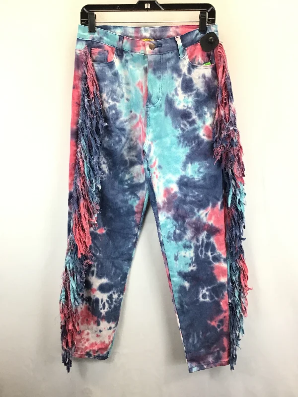 Men's pants throwback style-Tie Dye Print Pants Other Clothes Mentor, Size 1x