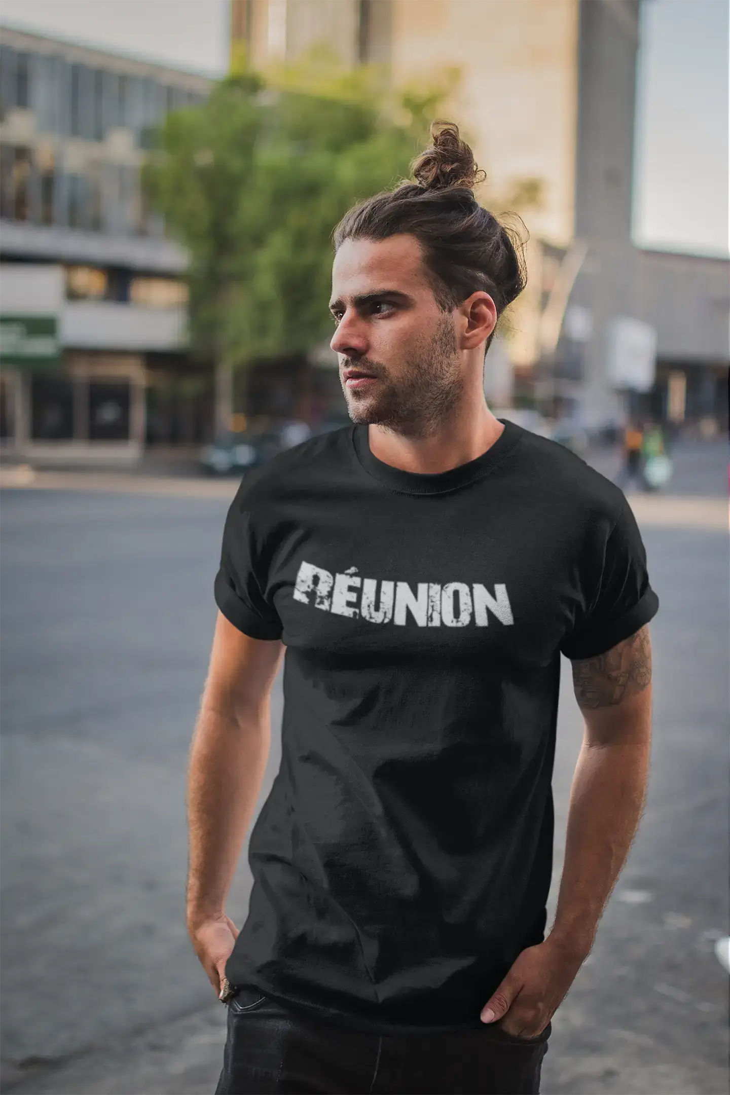 affordable short sleeve t-shirts for men -réunion, French Dictionary, Men's Short Sleeve Round Neck T-shirt 00009