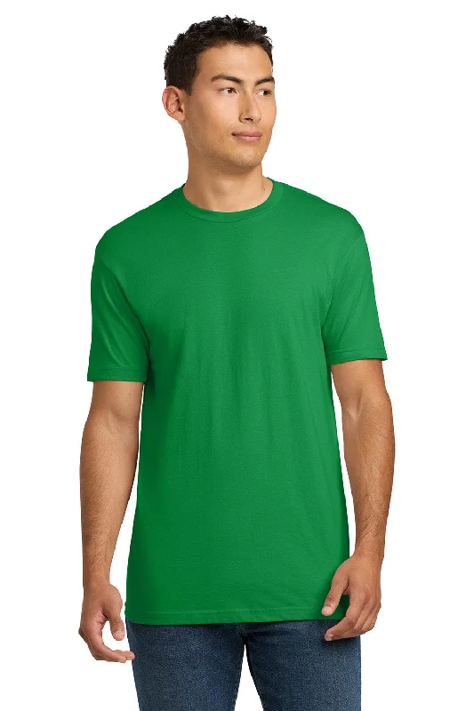 modern men’s short sleeve shirts with graphics -Next Level Mens Fine Jersey Short Sleeve Crewneck T-Shirt - Kelly Green