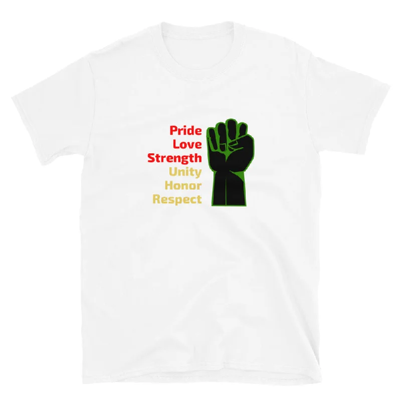 versatile short sleeve shirts for every occasion -Black Power Necessities T-Shirt