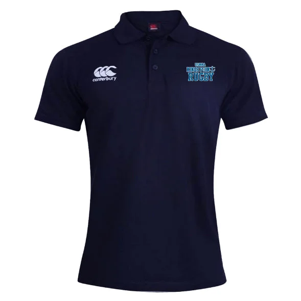 high-quality men’s short sleeve shirts -King's Point Rugby Waimak Polo by Canterbury