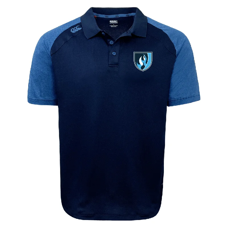 breathable short sleeve t-shirts for men’s sports -Minneapolis Mayhem Elite Polo by Canterbury