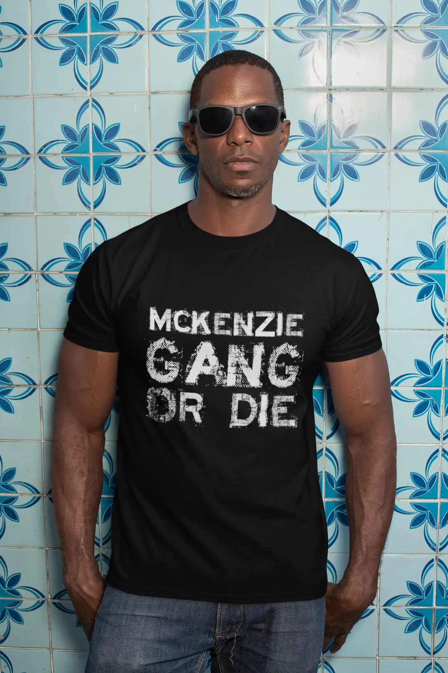 men’s classic short sleeve shirts for hot summer days -MCKENZIE Family Gang Tshirt, Men's Tshirt, Black Tshirt, Gift T-shirt 00033