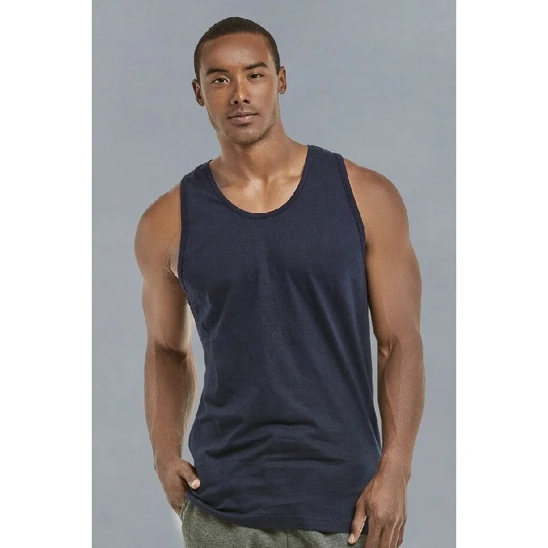 Men's sleek quilted jackets-Men's 2-PACK Cotton Tank Top