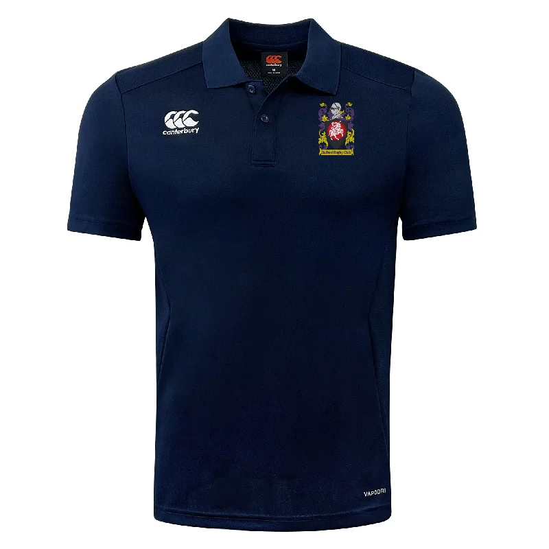 comfortable and relaxed fit short sleeve shirts -Bullard Rugby Club Dry Polo by Canterbury