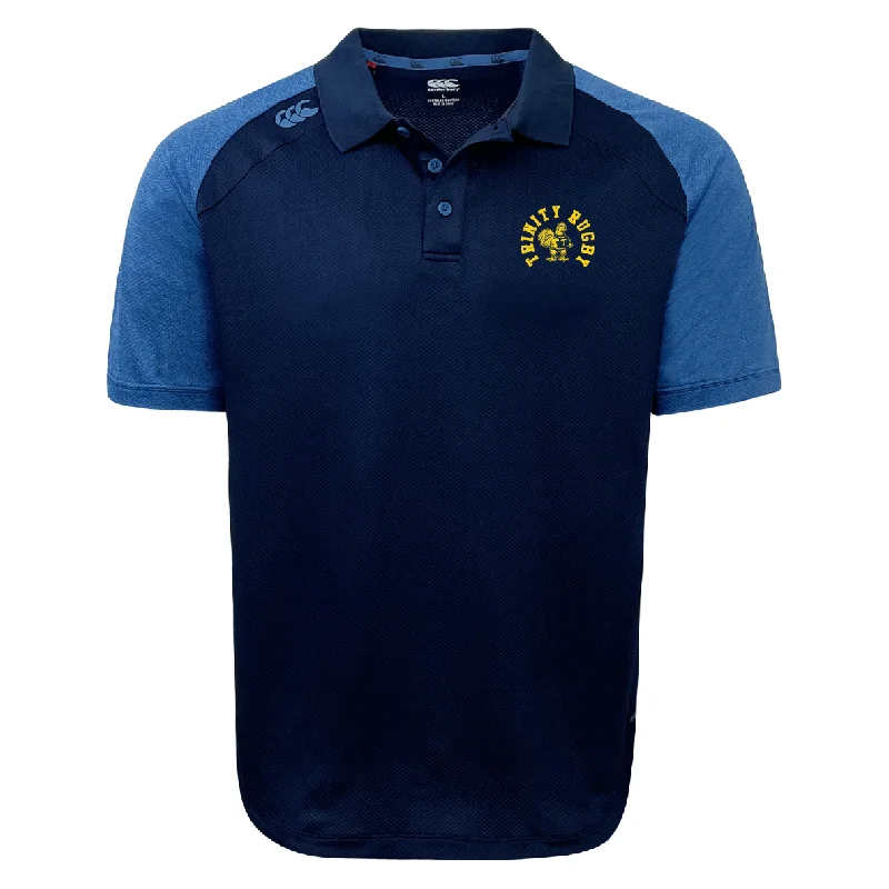 men’s casual short sleeve shirts for hot days -Trinity College Elite Polo by Canterbury