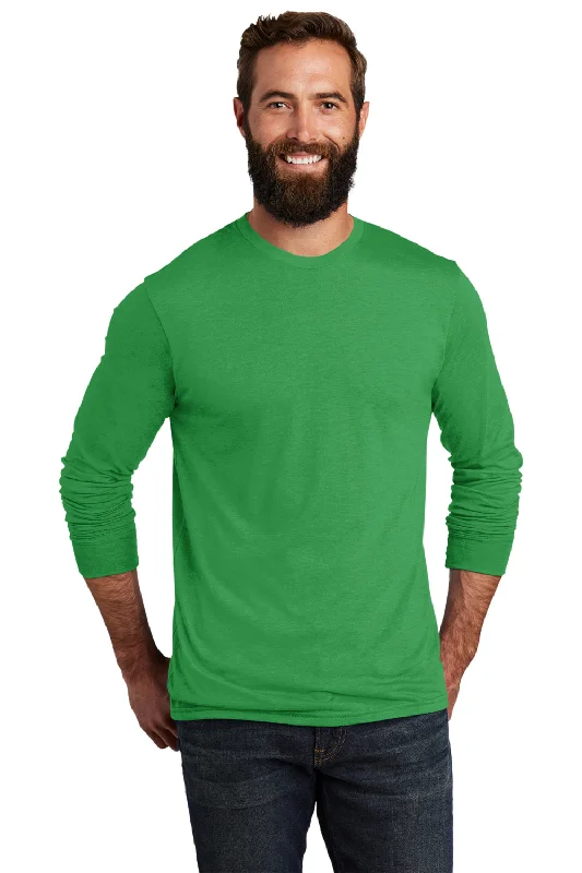 stylish short sleeve t-shirts for fitness enthusiasts -Allmade Mens Long Sleeve Crewneck T-Shirt - Enviro Green