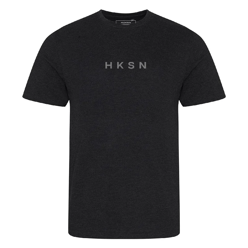 men’s versatile short sleeve shirts for office wear -Black 'Hybrid' Training T-Shirt