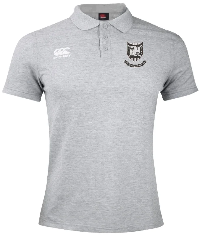 modern short sleeve polo shirts for men -Troy University RFC 15th Anniversary Waimak Polo by Canterbury