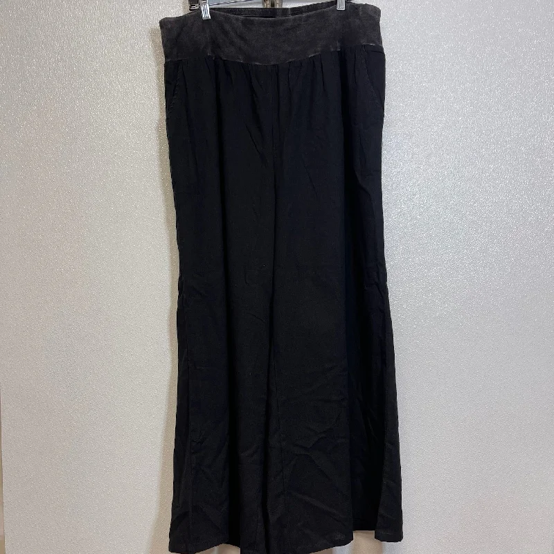 Men's pants throwback style-Pants Ankle By Clothes Mentor In Black, Size: 2x