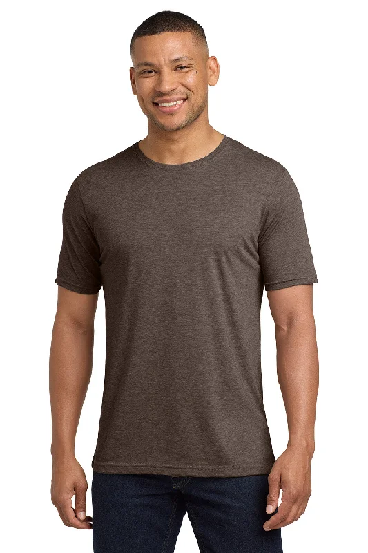 men’s long-lasting short sleeve t-shirts -Next Level Mens Jersey Short Sleeve Crewneck T-Shirt - Espresso Brown