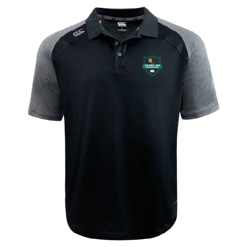 men’s high-quality short sleeve shirts for work -Shoreline Spartans Elite Polo by Canterbury