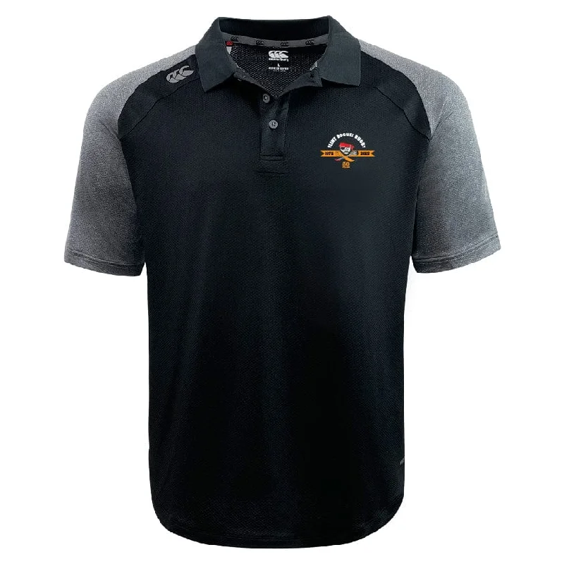 men’s premium short sleeve shirts for summer -Flint Rogues Elite Polo by Canterbury