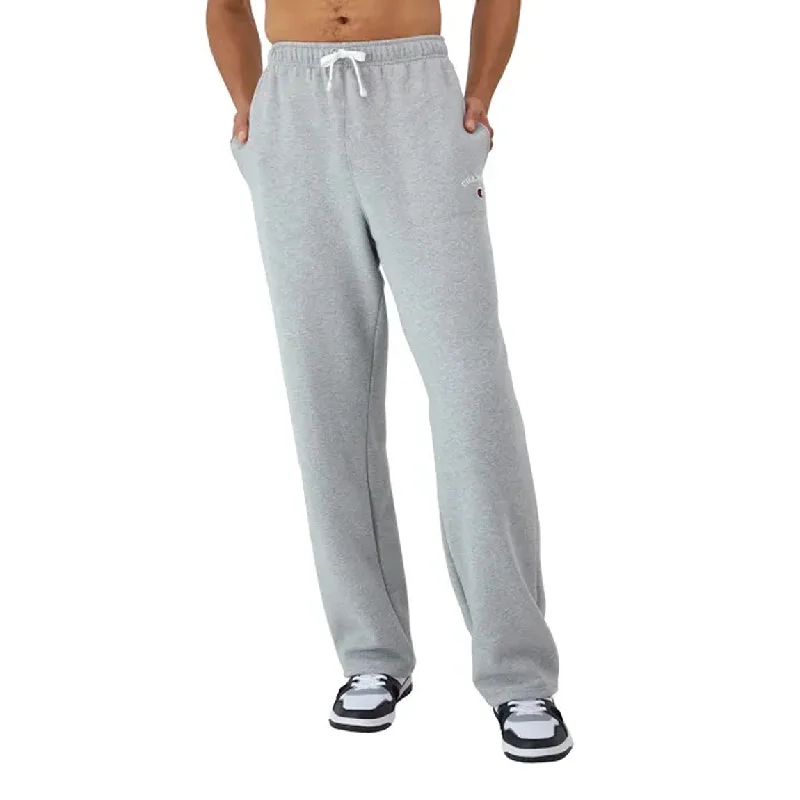 Men's pants recycled material-Champion 32" Arch Logo Oversize Sweatpants - Men