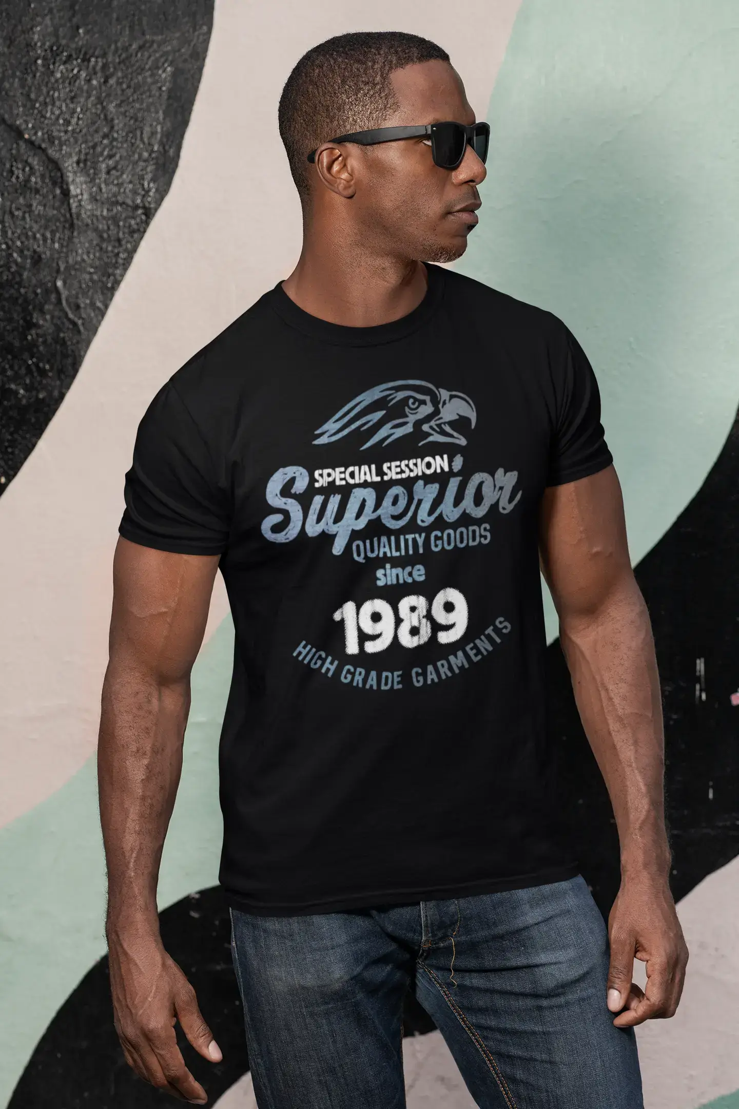 lightweight and breathable short sleeve t-shirts -1989, Special Session Superior Since 1989 Men's T-shirt Black Birthday Gift 00523