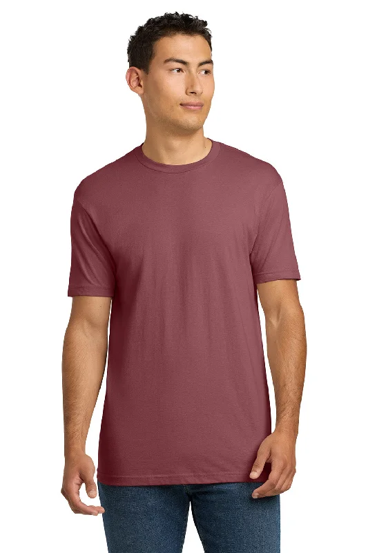 men’s graphic short sleeve shirts for everyday wear -Next Level Mens Fine Jersey Short Sleeve Crewneck T-Shirt - Mauve