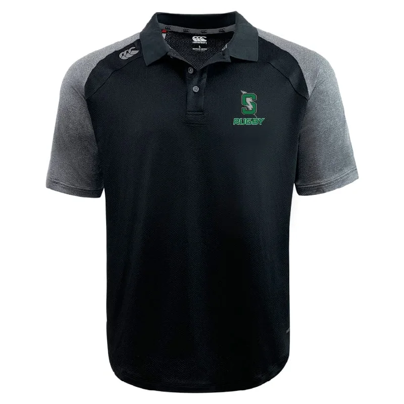 short sleeve t-shirts for hot summer days -Summit Rugby Elite Polo by Canterbury