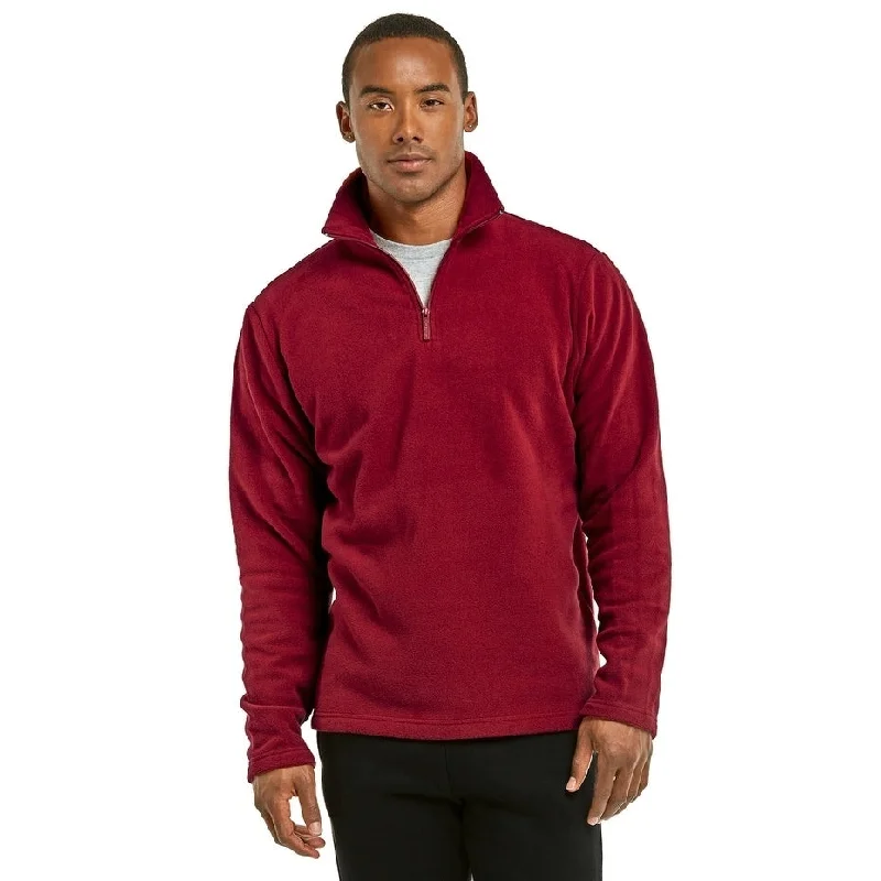 Men's stormproof rain jackets-Men's Polar Fleece Quarter Pullover Jacket