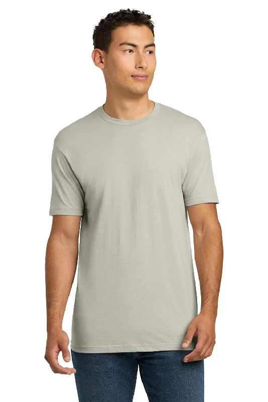 men’s high-quality short sleeve shirts for work -Next Level Mens Fine Jersey Short Sleeve Crewneck T-Shirt - Sand