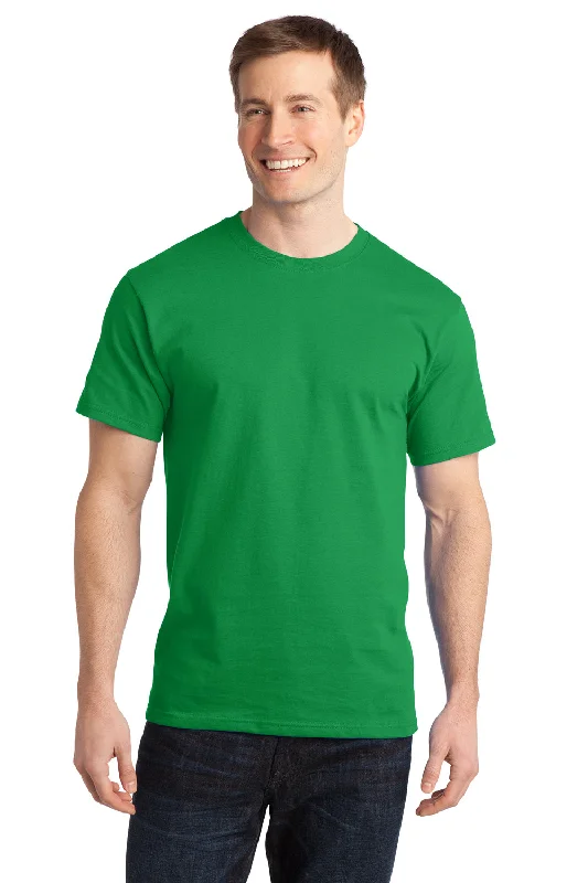 stylish and trendy short sleeve t-shirts for men -Port & Company Mens Short Sleeve Crewneck T-Shirt - Clover Green