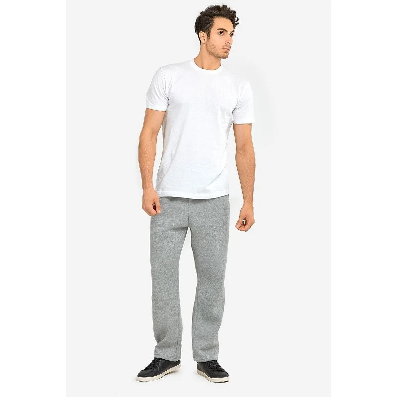 Men's classic trench jackets-Men's Long Fleece Sweat Pants