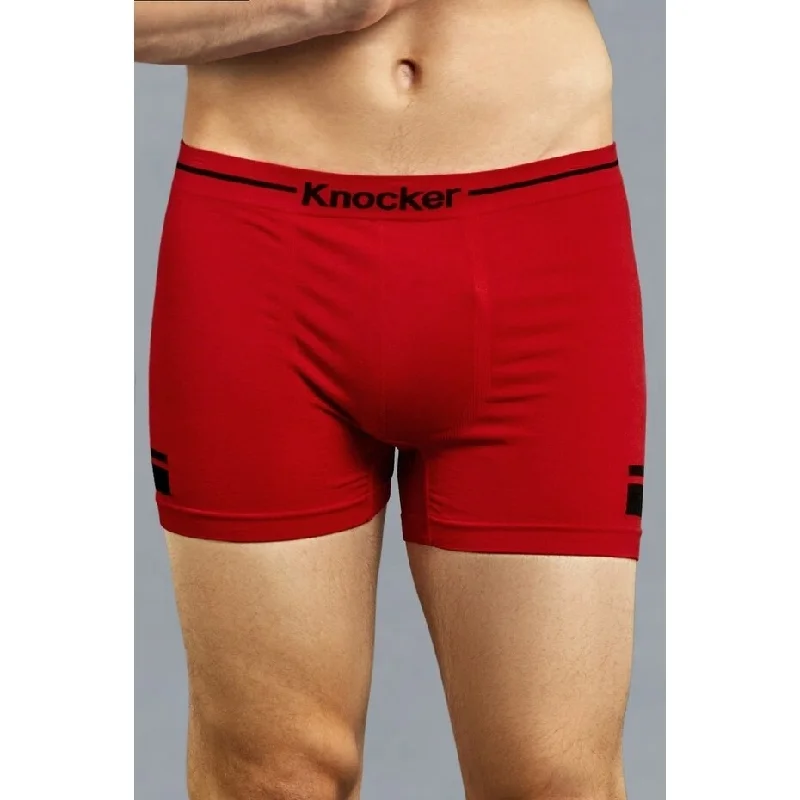 Men's faded denim jackets-KNOCKER Men's 6-PACK Seamless Trunks - MS019M