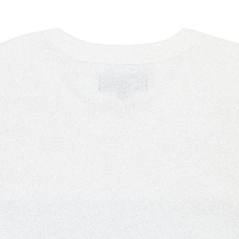 lightweight and breathable short sleeve t-shirts -TEXTURED JERSEY LS TEE White T-SHIRTS