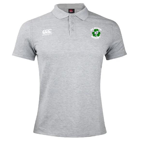 trendy short sleeve shirts with bold graphics -Clover Blue Eagles Rugby Waimak Polo by Canterbury