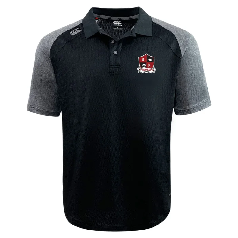 stylish short sleeve shirts for beach trips -Southern Pines Youth Rugby Elite Polo by Canterbury