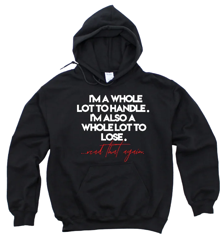 Men’s warm travel pullover-A Lot to Lose! Unisex Hoodie