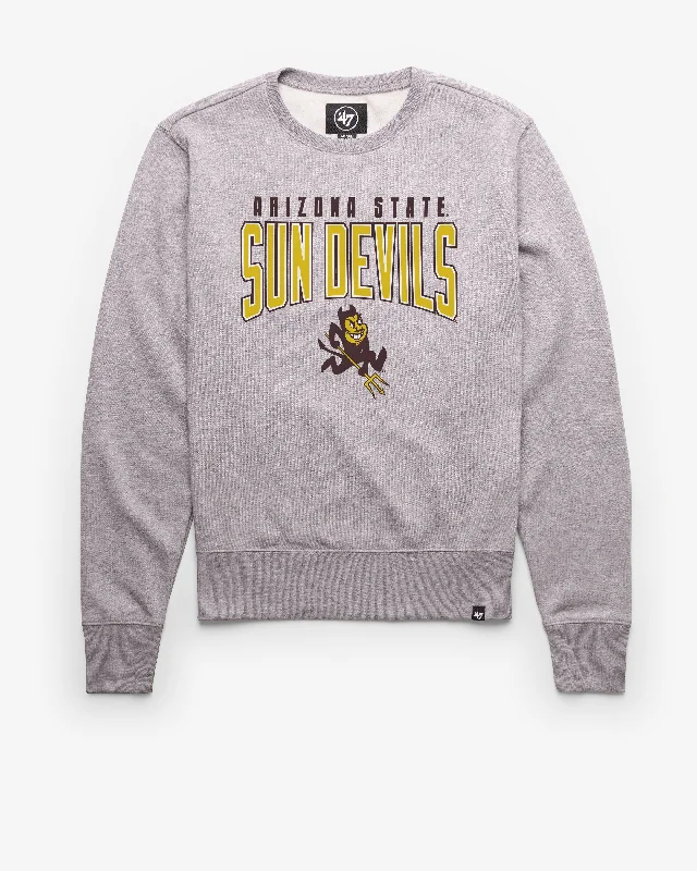 Men’s comfy urban hoodie-ARIZONA STATE SUN DEVILS ASU TEAM ELEMENTS ARCH '47 HEADLINE CREW