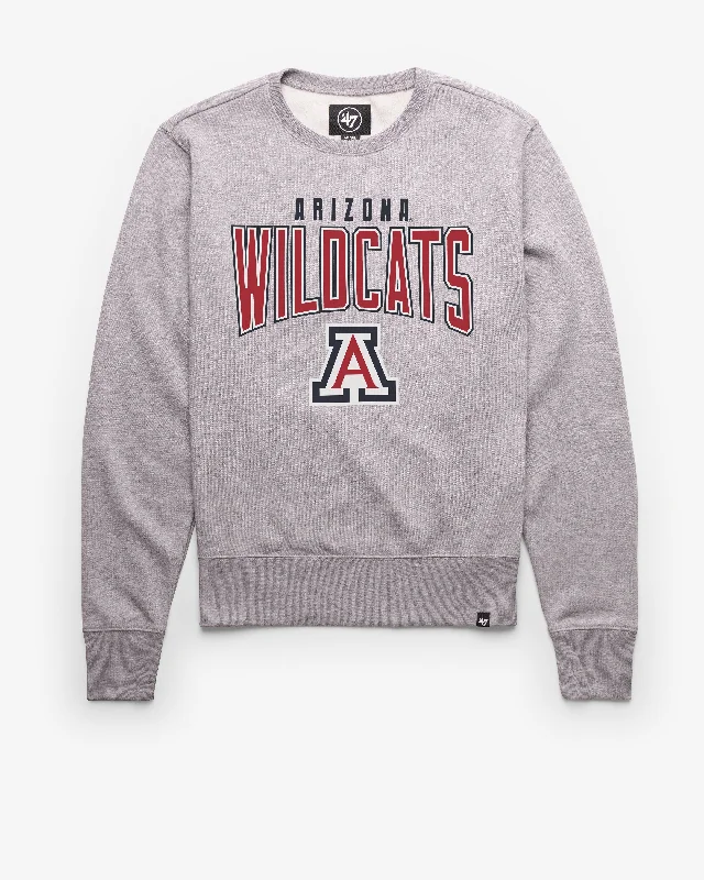 Hoodie with contrast sleeves men-ARIZONA WILDCATS TEAM ELEMENTS ARCH '47 HEADLINE CREW