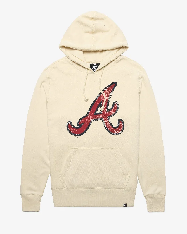 Men’s slim sport hoodie-ATLANTA BRAVES D IMPRINT '47 HEADLINE HOOD