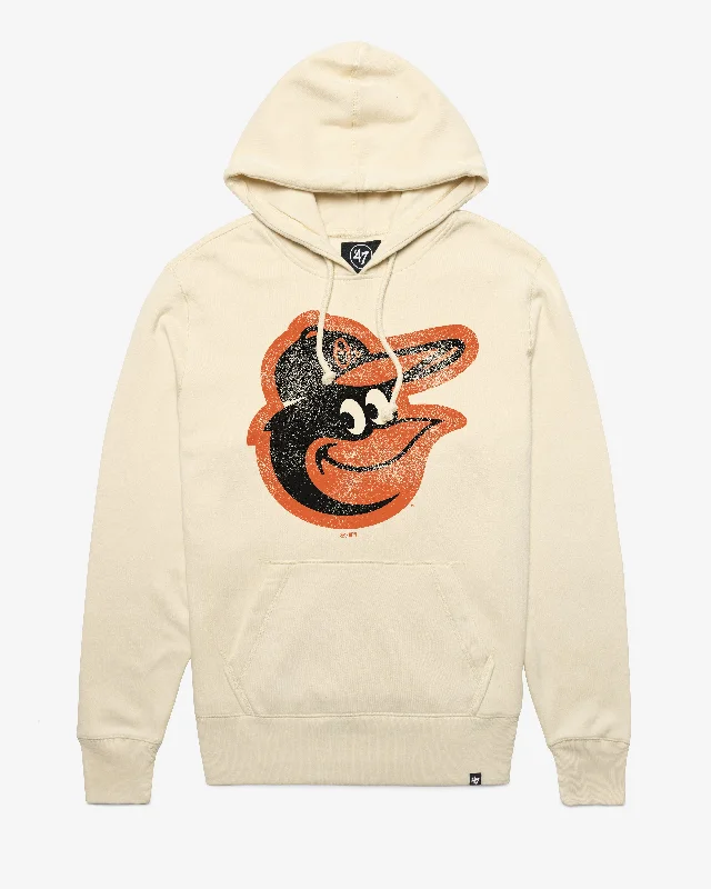 Hoodie with contrast sleeves men-BALTIMORE ORIOLES D IMPRINT '47 HEADLINE HOOD