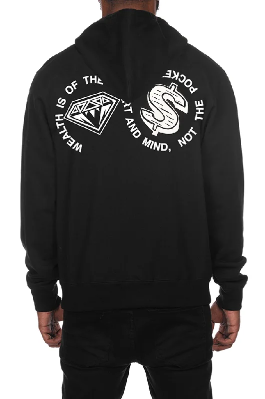 Men’s trendy navy hoodie-Billionaire Boys Club BB Jewels Hoodie