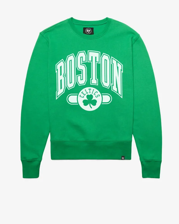 Hoodie with graphic hood men-BOSTON CELTICS PILLAR '47 HEADLINE CREW